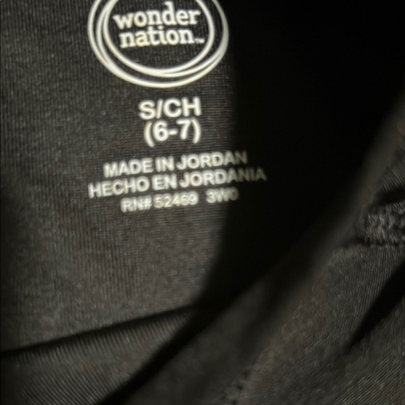 Wonder Nation Black Swim Rashguard - Picture 2 of 2